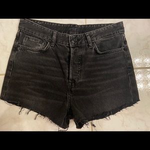 vintage distressed jean shorts